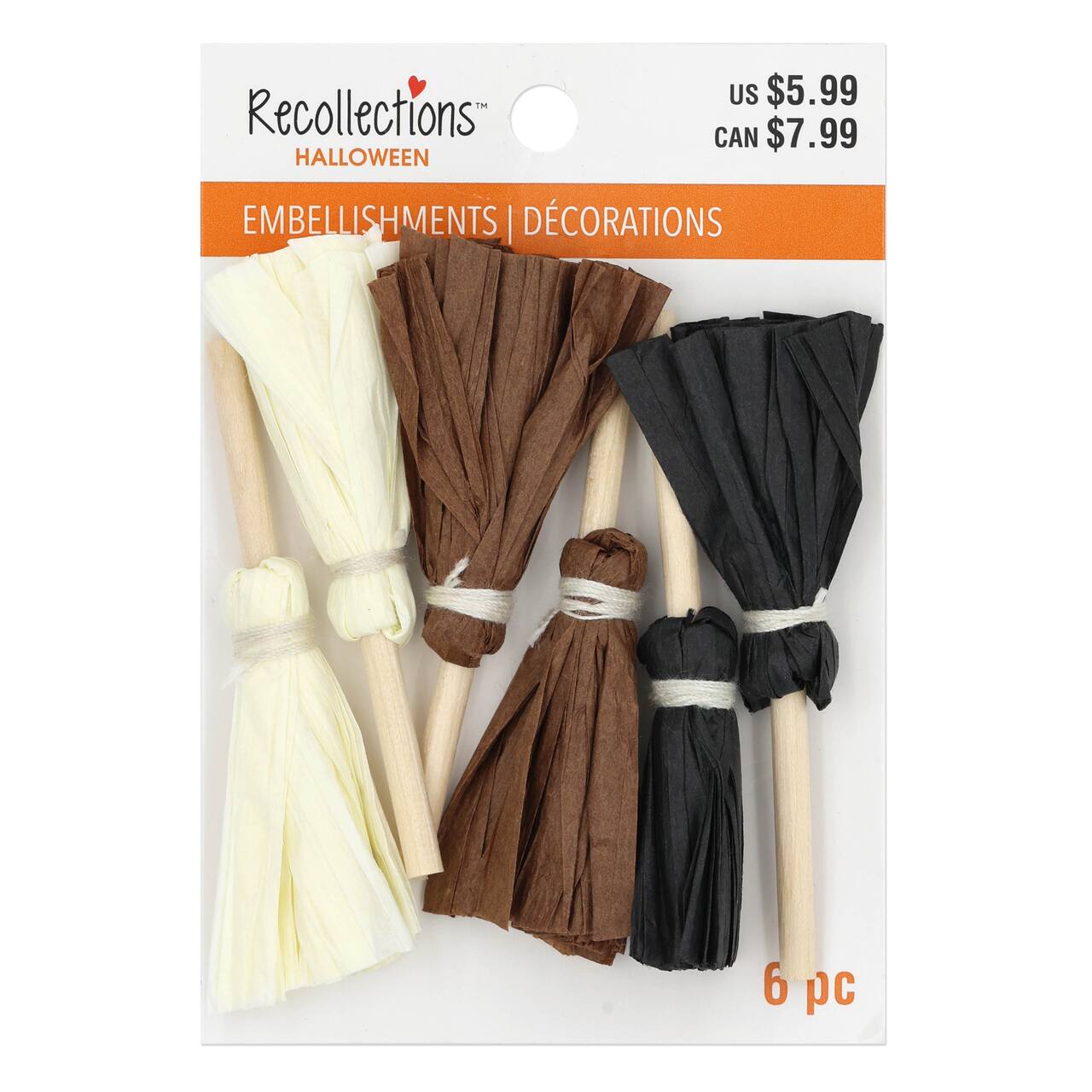 Halloween Broom Embellishments by Recollections&#x2122;